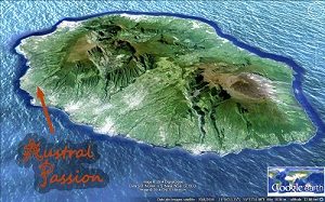 Austral Passion est situé sur la cote ouest de La Réunion